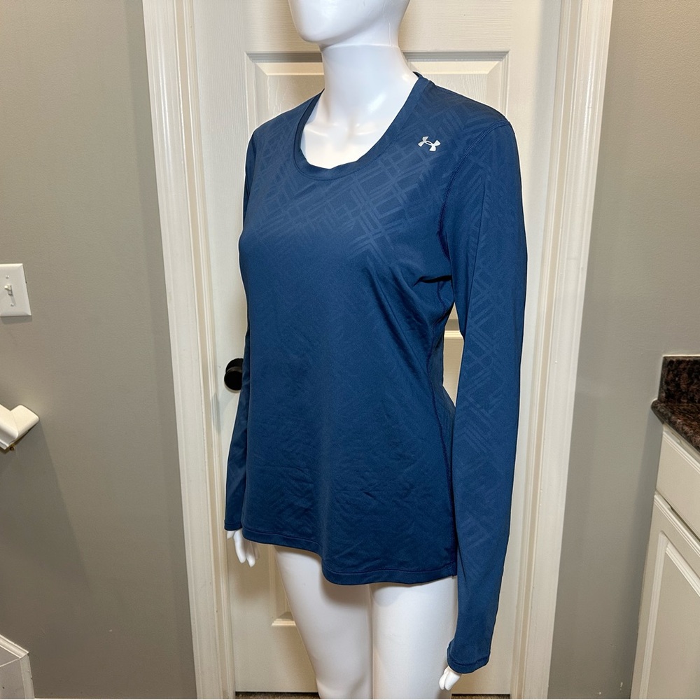 Under Armour Heat Gear Fitted Long Sleeve Athletic Tee - Picture 2 of 6
